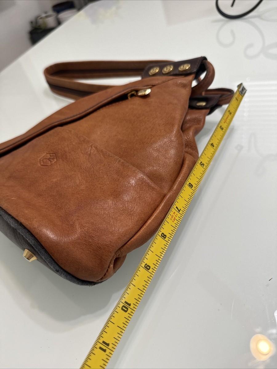 Valentina di Paola Genuine Leather Purse worn Crossbody 
