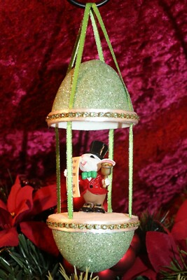 Real Goose Egg Diorama. Town Crier Bunny