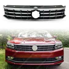 Chrome Grille For 2016 2017 2018 2019 Volkswagen Passat Front Bumper Upper Grill