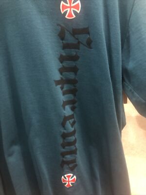 SUPREME✖️independent Men's Supreme X Independent F the Rest Dark Slate Navy Blue L/S T