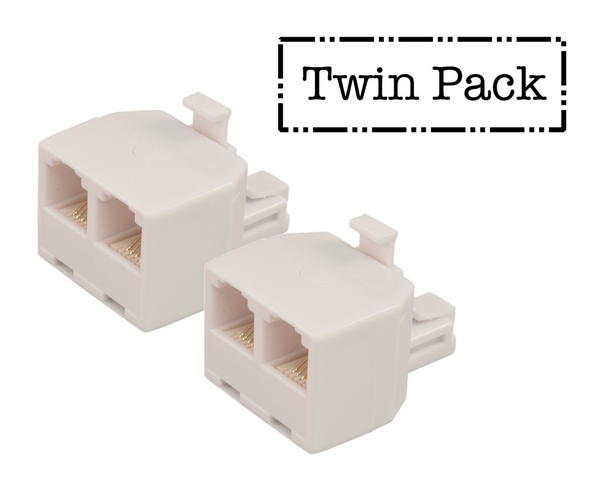 Adaptador Cable Telefono Divisor Rj11 Splitter | Cuotas Sin Interés - Foto 12