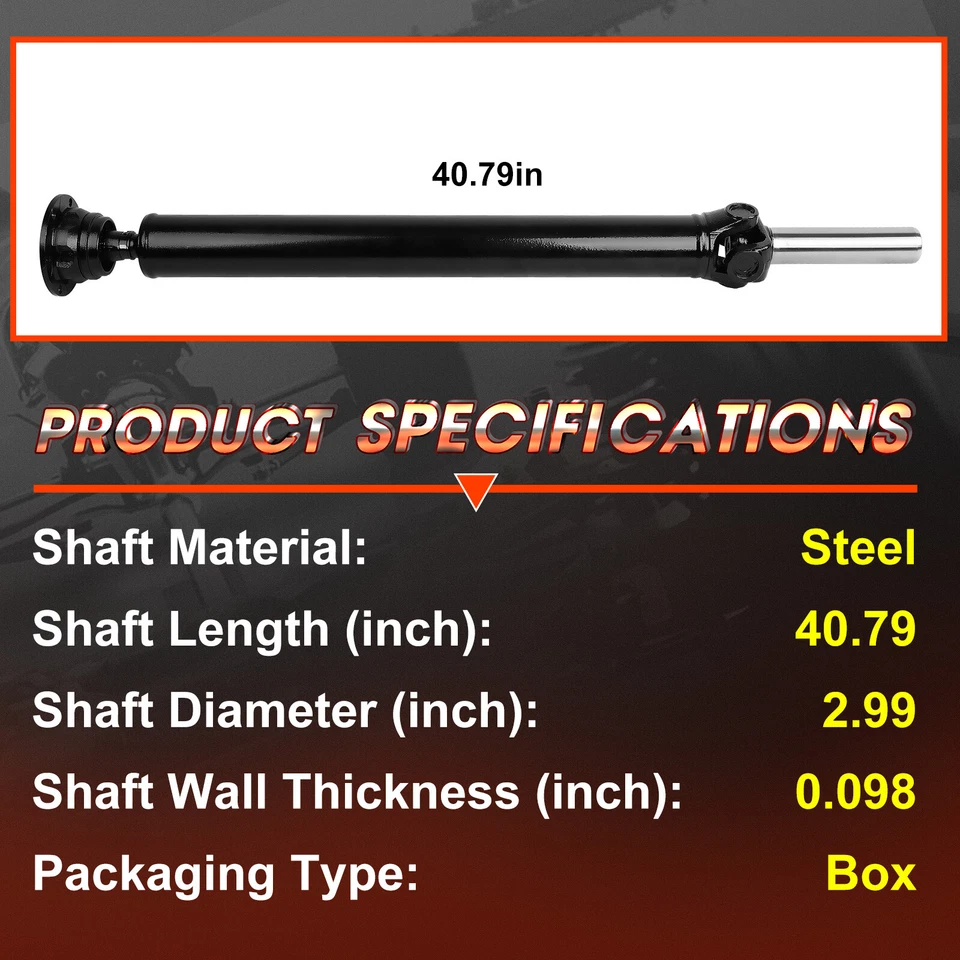 Rear Side Driveshaft Prop Shaft Assembly for Nissan Xterra 2005-2014 V6 4.0L 4WD Foto 4 de 4