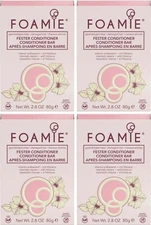 Foamie Hibiscuss Conditioner Bar Solid damaged hair Made in Germany 2.8 oz 4 PK