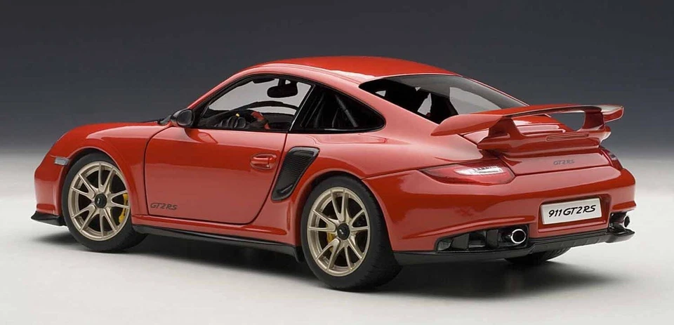 AUTOart 1/18 Porsche 911 тип 997 GT2 RS красный из Японии 13074 - Изображение 3 из 4
