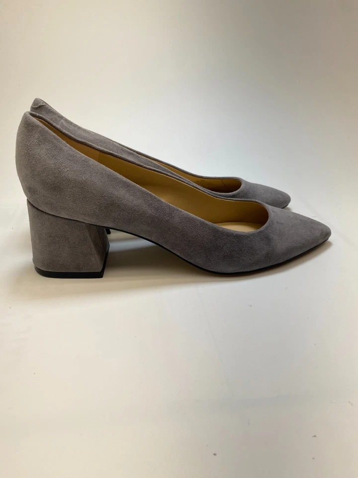 Marc Fisher LTD Mujer Lewisa Punta Bomba Gris Oscuro Gamuza Tacón Talla 11 Foto 4 de 4