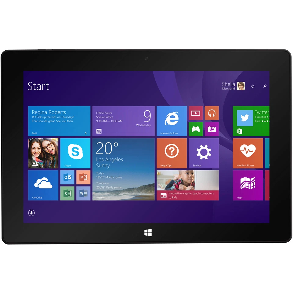 Планшет Ematic 32 ГБ EWT132BL 10 дюймов Wi-Fi (черный) - Изображение 3 из 4