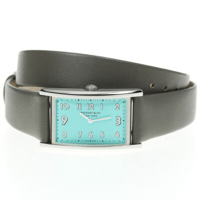 Tiffany & Co. East West Mini 36668679 SSX Leather QZ Blue Tiffany & Co. East West Mini 36668679 SSX Leather QZ Blue