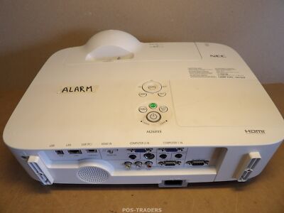 NEC M260XS Short Throw Projector XGA LCD 2600 Lumen HDMI - ALARM / DOESN'T START