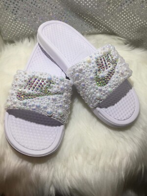 Bling Nike Slides