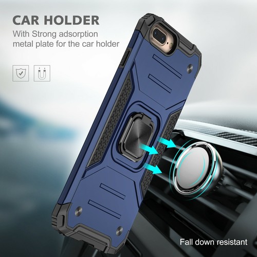 For Apple iPhone 6 7 8 Plus SE 2020 Shockproof Kickstand Ring Bumper Case Cover - Picture 20 of 21