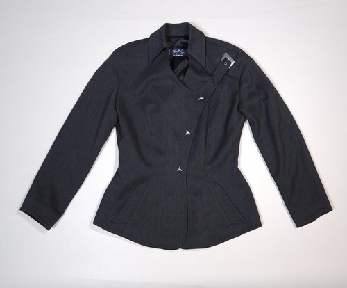 Vintage Thierry Mugler Activ Blazer Wool Buckle Snaps size M - 第 1/14 張圖片
