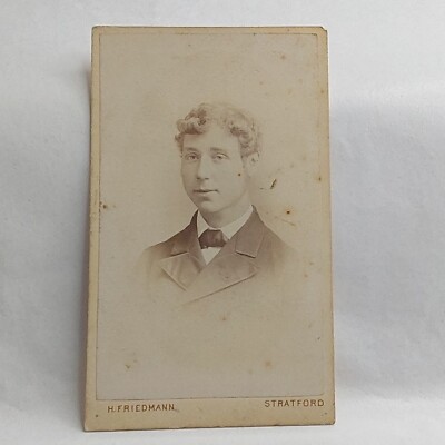 Victorian CDV Photo Gentleman Friedmann Stratford 