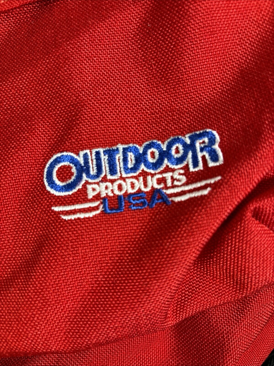 Vintage Outdoor Products USA Backpack Red Day Pack Hiking