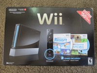 Brand Nintendo Wii Sports + Resort Bundle Black Console System 2 Games 2 Brand Nintendo Wii Sports + Resort Bundle Black Console System 2 Games 2