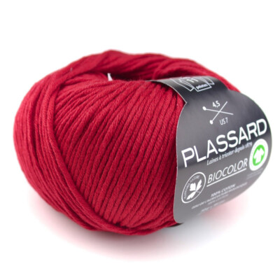 Garn Sommer Zum Stricken Biocolor Rot Zinnoberrot Farben 60 100% Baumwolle Bio