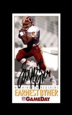 Earnest Byner Signed 1992 NFL GameDay Washington Autograph