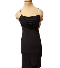 Beautiful Elegant Onyx Nite Size 8 Black Formal High Low Dress Evening Gown EUC