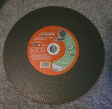 Brand New Diablo Masonry Cut Off Disc 14" 7/64" 1" Arbor  4,350 RPM
