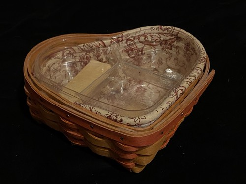Longaberger 2000 Century Celebration Heart Shaped Basket