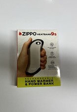 Zippo Silver HeatBank 9s Rechargeable Hand Warmer