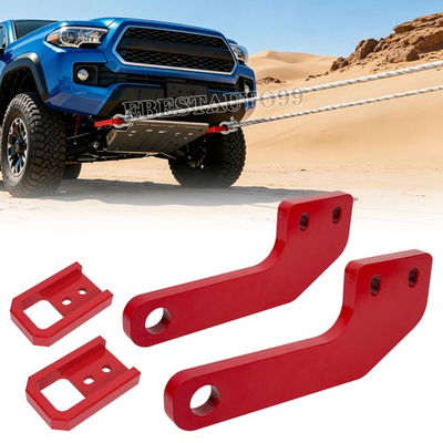 #ad 4pcs Red Front Rear Steel Tow Hooks Recovery Points For Toyota Tacoma 2024 2026 $99.99