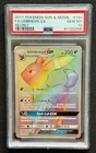 2017 POKEMON SUN & MOON SECRET #154 FULL ART/UMBREON GX PSA 10
