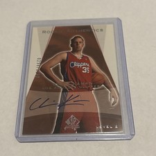 2003 Upper Deck SP Authentic Chris Kaman Rookie Autograph Card #155