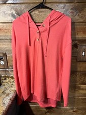 Time tru size large pull over hoodie with drawstrings