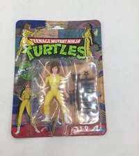 Playmates TMNT April O'Neil 1988 Vintage Action Figure Mint On Card Sealed