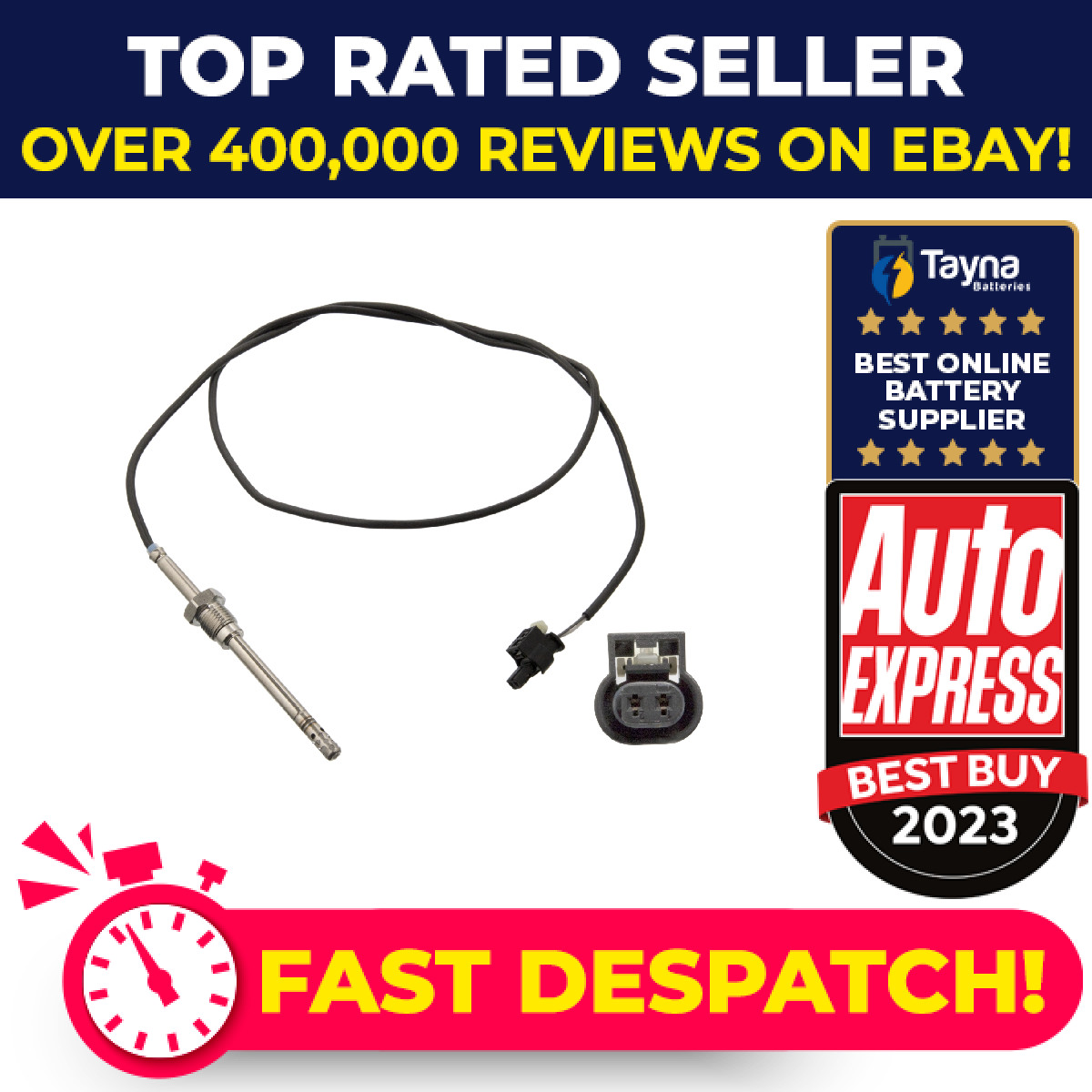 Exhaust Temperature Sensor fits MERCEDES SPRINTER 906 3.0D 2006 on A0009053705