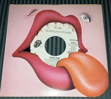THE ROLLING STONES - Hang Fire (1981 7" 45 Vinyl) Rare Mono/Stereo Promo