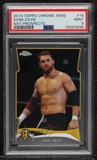 2014 Topps Chrome WWE NXT Prospects Sami Zayn #16 PSA 9 MINT 0b3o