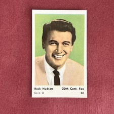 Rock Hudson 1958 Serie U EX #82 Trading Card
