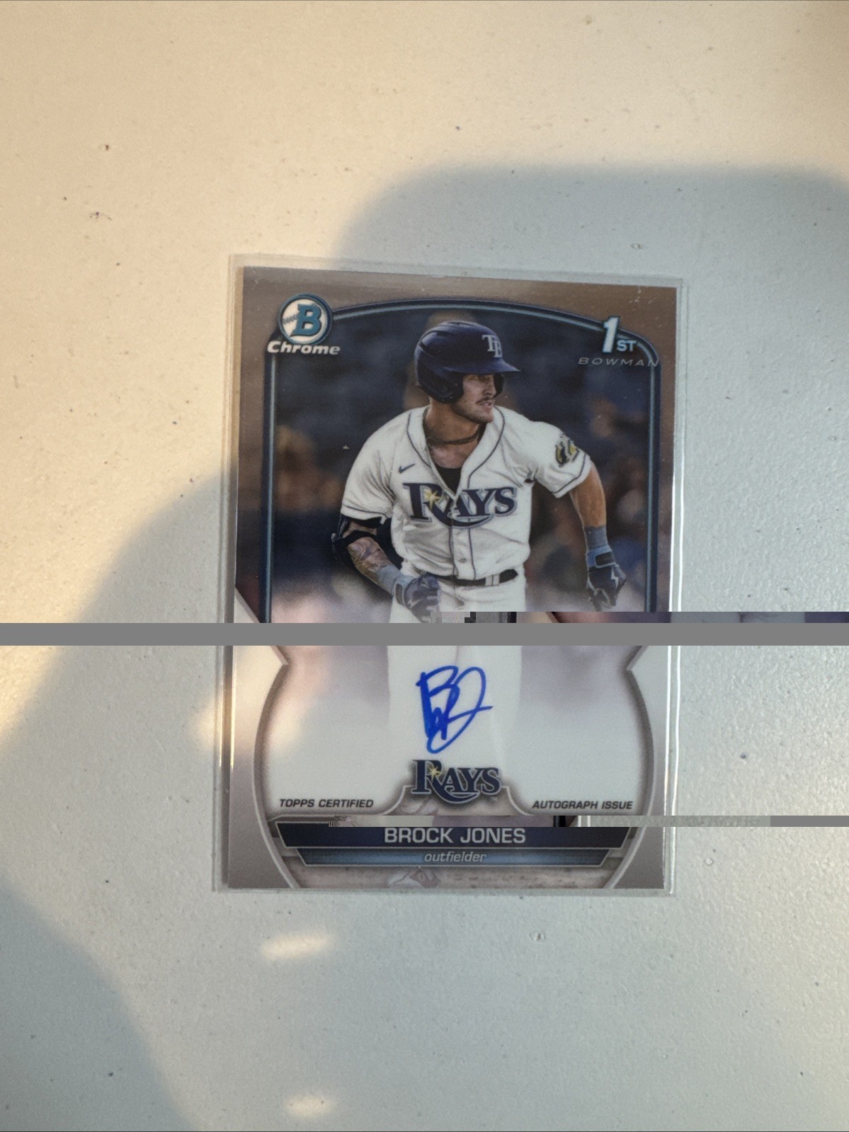 2023 Bowman - Chrome Prospect Autographs Brock Jones #CPA-BJ (AU, RC) #3357