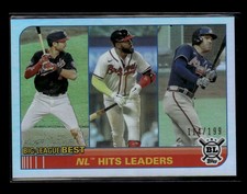 Freddie Freeman 2021 Topps Big League Rainbow Foil (w/Ozuna, Trea Turner) #/199