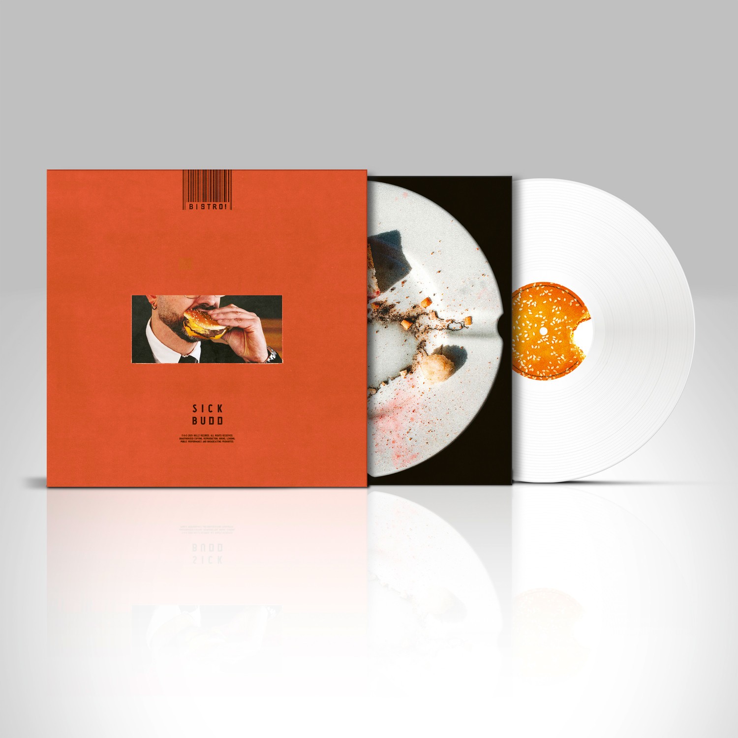 Sick Budd Bistro! Colored Vinyl LP White Regular Edition New And Sealed