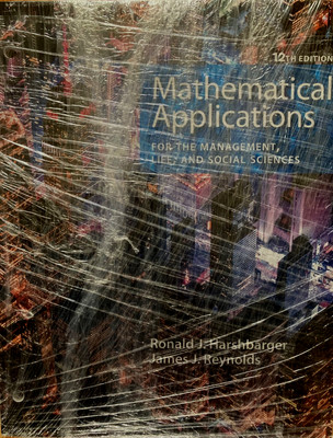 Mathematical Applications for Management, Life, & Social Sciences 12e, Paperback