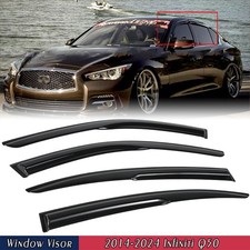 For 2014-2024 Infiniti Q50 Jdm Mugen Style Window Visor Rain Guards Deflector For 2014-2024 Infiniti Q50 Jdm Mugen Style Window Visor Rain Guards Deflector