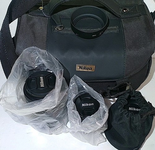 3 Nikon Lenses DX AF-S Nikkor 35mm 1:1.8g, AF-P 70-300 DX ED, AF-P 18-55mm W Bag - Picture 18 of 23
