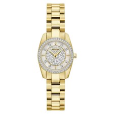 Bulova Classic Gold Tone Stainless Steel Crystal Ladies Watch- Model 98L315 NWT
