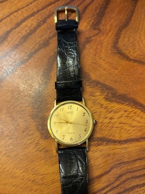 SEIKO 14k GOLD DOLCE 7731-7000 633867 | eBay