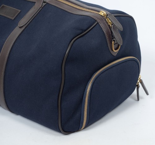 Polo Ralph Lauren Canvas Leather Hold all Duffle Bag, New With Tags - Picture 6 of 15