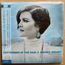 ANDREA WRIGHT - September In The Rain CD RARE 2021 Disk Union Japan Exc Cond!