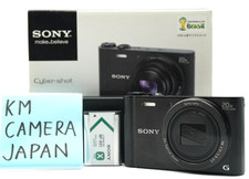US DUTY PAID Sony Cyber-shot DSC-WX300 Black Compact Digital Camera 18.2MP 09