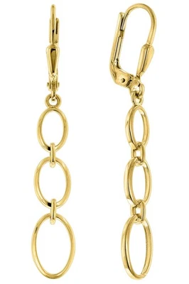 TRENDOR Schmuck Damen-Ohrringe 333 Gold 333/8K Ohrhänger 68440 - Bild 1 von 4
