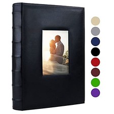 Vienrose Photo Album 4x6 300 Photos with Memo Area Leather Cover Large Capaci...