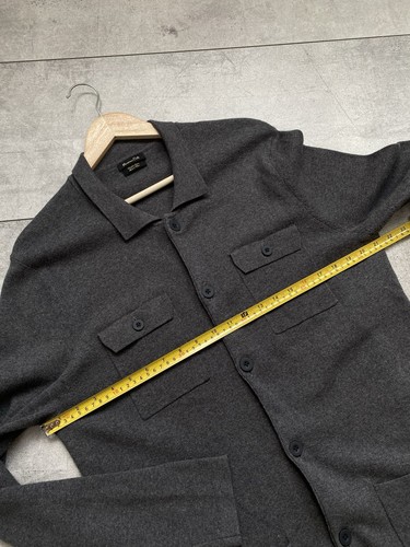 Cárdigan gris tejido algodón extrafino Massimo Dutti para hombre talla M/L - Imagen 12 de 12