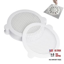 Disposable Shower Drain Hair Catcher Hair Trap Drain Covers 4.4  Extra 60 Pack