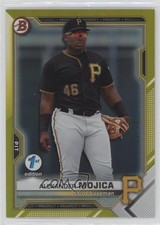 2021 Bowman Draft 1st Edition Yellow Foil 2/75 Alexander Mojica #BD-75 4f5