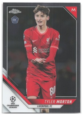 Tyler Morton Topps Chrome UEFA Champions League 87 NM
